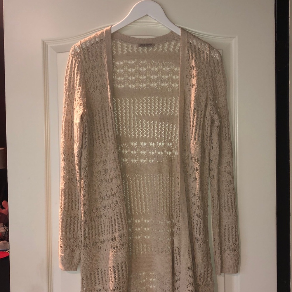 Lucky Brand Cream Cardigan